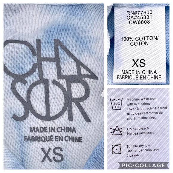 NWT Chaser Bowie Rebel Rebel Tie Dye Tee, XS - Picture 14 of 15